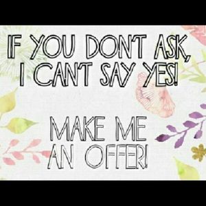 All reasonable offers accepted!!